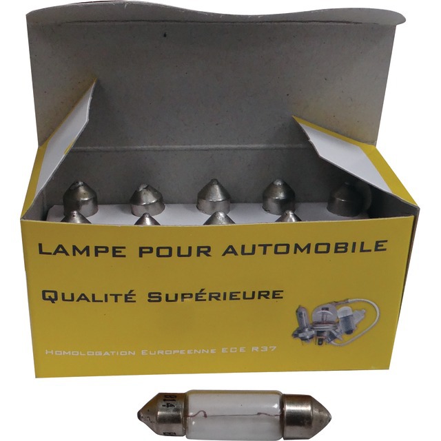 Ampoules Navettes 24V 5W (LG.38) Boite de 10 référence fournisseur 1224522